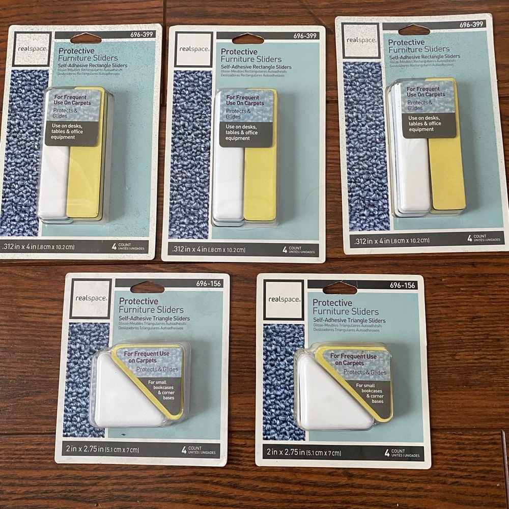Protective Furniture Sliders. New in Package!